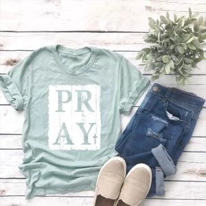Pray Bella Canvas Tshirt Cross XS-XL